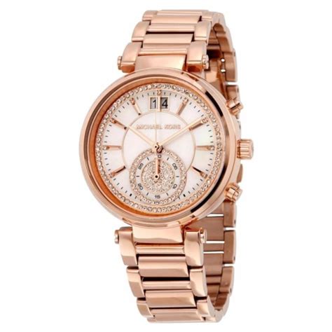 michael kors watch mk6282|Michael Kors Women's Sawyer Rose Gold.